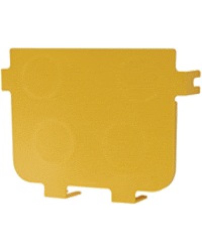 Заглушка оптического лотка торцевая 120 мм, желтая LANMASTER LAN-OT120-ND в Нижнем Новгороде Аксессуары для кабель-канала Pintop.ru