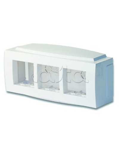 Модульная коробка для электроустановочных изделий Brava, 6 модулей DKC 09221 в Нижнем Новгороде Аксессуары для кабель-канала Pintop.ru