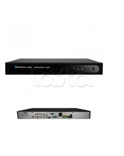 Видеорегистратор 4-канальный EverFocus VANGUARD II 4x2H в Нижнем Новгороде Видеорегистраторы гибридные Pintop.ru