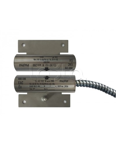 Извещатель охранный точечный магнитоконтактный взрывозащищённый Магнито-контакт Ех ИО102 N исп.251 (торцевой), с постоянно присоединенным кабелем в металлорукаве (штатно кабель 2х0,75 - 1м), 1Ex d IIC T6 Gb / РB Ex d I Mb АТФЕ.425119.171 в Нижнем Новгороде Изв