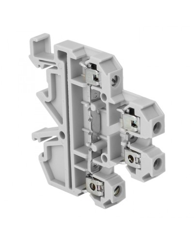 Клемма винтовая двухуровневая JXB-4/35 серая EKF (plc-jxb-2-4/35gy) в Нижнем Новгороде Клеммные колодки Pintop.ru