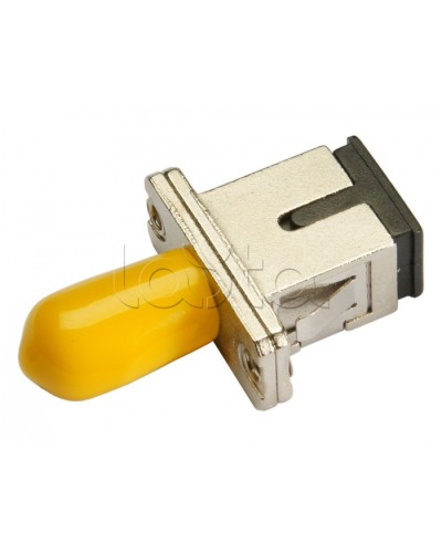 Соединитель проходной ST-SC, SM(для одномодового кабеля), simplex Cabeus ST-SC-SM в Нижнем Новгороде Проходные адаптеры и розетки оптические Pintop.ru