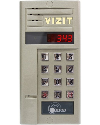 Блок вызова Vizit БВД-343FCPW в Нижнем Новгороде Блоки вызова многоабонентные Pintop.ru