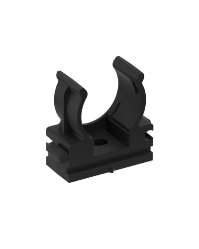 CFQ20 Держатель (клипса) для труб, для монтажного пистолета D20мм, цвет чёрный (10шт) Экопласт (41520-10BL) в Нижнем Новгороде Держатели, клипсы, скобы Pintop.ru