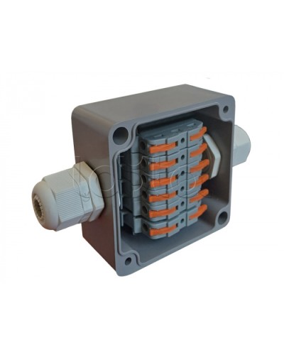 Коробка пылевлагонепроницаемая клеммная G366 А Wago АЯКС IP66/IP65, 82x80x55 Магнито-контакт в Нижнем Новгороде Распределительные коробки Pintop.ru