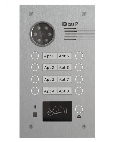 Вызывная панель BAS-IP BA-08MD SILVER в Нижнем Новгороде Вызывные видеопанели малоабонентные Pintop.ru
