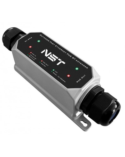 Уличный Ultra PoE удлинитель Fast Ethernet до 250м на 1 порт NST NS-EX-1FP/W в Нижнем Новгороде Дополнительное оборудование для сетей Pintop.ru
