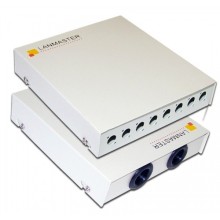 Кросс оптический настенный, металлический, на 8 FC адаптеров LANMASTER LAN-FOBM-WM-8FC