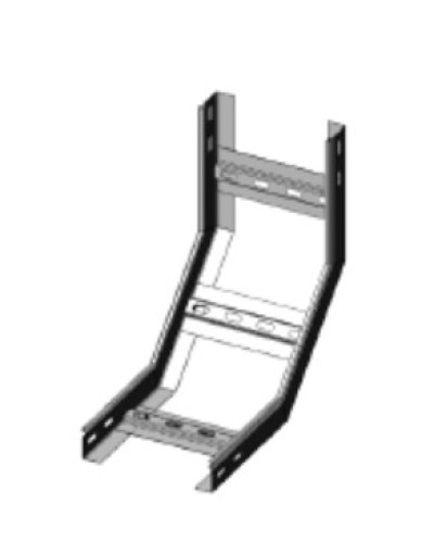 Угол вертикальный внутренний 90° 400х80 (1,2) для лестничного лотка ПожТехКабель (650-915) в Нижнем Новгороде Кабельные лотки Pintop.ru