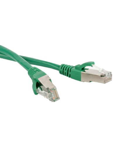 Патч-корд F/UTP Hyperline PC-LPM-STP-RJ45-RJ45-C6-1M-LSZH-GN в Нижнем Новгороде Патчкорды (медные) Pintop.ru