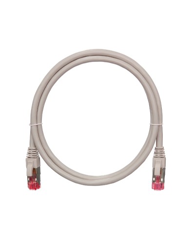 Шнур коммутационный 2хRJ45/8P8C S/FTP кат.6A (NMC-PC4SA55B-100-GY) NIKOMAX (10 м) в Нижнем Новгороде Патчкорды (медные) Pintop.ru