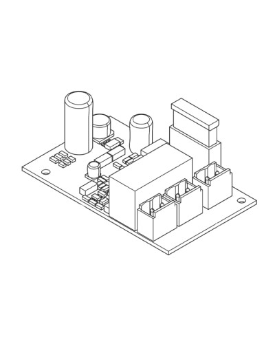 Came LB39 (002LB39) - Плата аварийного питания для подключения и зарядки 2 аккумуляторов, 12 В - 7 Ач в Нижнем Новгороде Запчасти для шлагбаумов и автоматики Pintop.ru