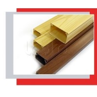 Миниканал 40x16 серия MEX с текстурой дерева (орех) Экопласт 77008N-2