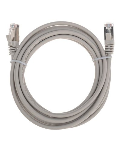Патч-корд F/UTP, CAT 5e, RJ45-RJ45, 26AWG, LSZH, серый, 3м REXANT 02-0110-3 в Нижнем Новгороде Патчкорды (медные) Pintop.ru