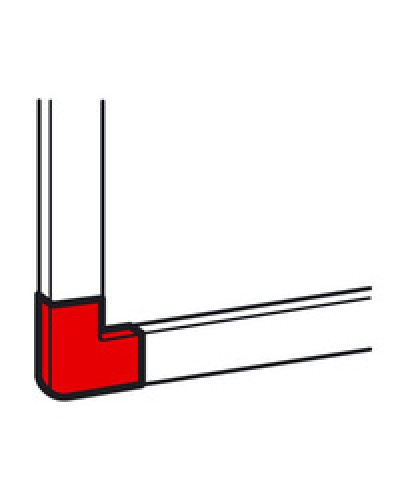 Угол плоский для кабель-канала METRA 16x16 Legrand (638113) в Нижнем Новгороде Аксессуары для кабель-канала Pintop.ru