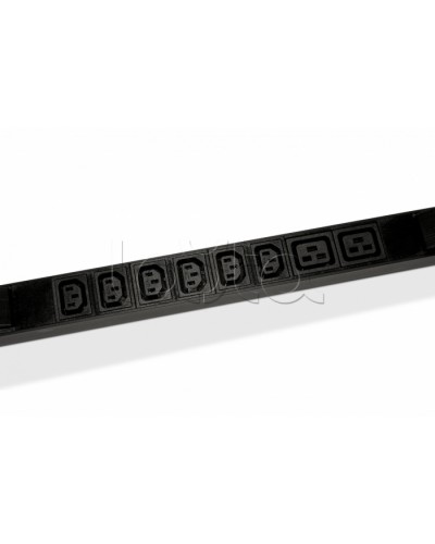 Блок розеток горизонтальный черн Hyperline (SHE19-4IEC-6BIEC-AIEC) в Нижнем Новгороде Блоки розеток Pintop.ru