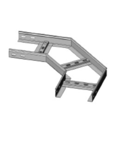 Угол горизонтальный 90° 200х100 (1,2) для лестничного лотка ПожТехКабель (650-519) в Нижнем Новгороде Кабельные лотки Pintop.ru