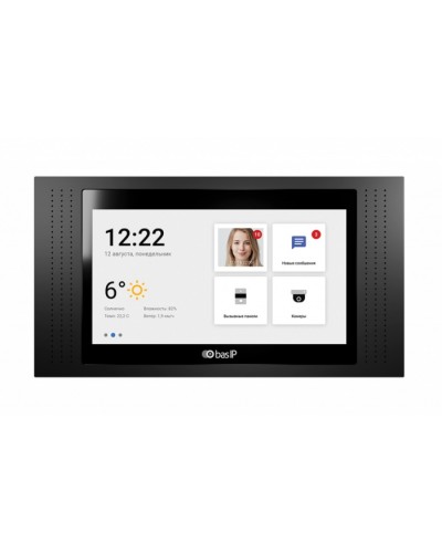 IP-видеодомофон BAS-IP AT-07L BLACK в Нижнем Новгороде Вызывные IP панели Pintop.ru