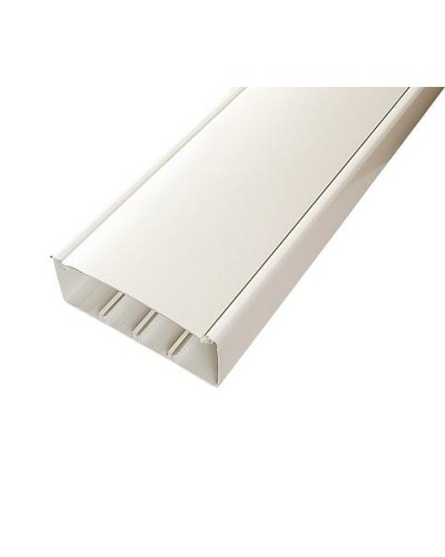 Кабельный канал с крышкой 130х50х2000мм (белый) SPL (130001S) в Нижнем Новгороде Кабель-канал Pintop.ru