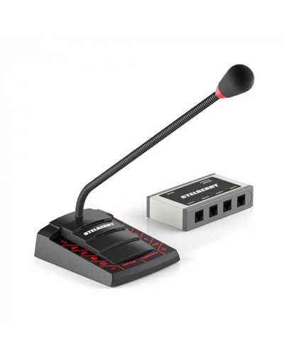 Пульт громкого оповещения STELBERRY F-742 в Нижнем Новгороде Микрофонные консоли и микрофоны Pintop.ru