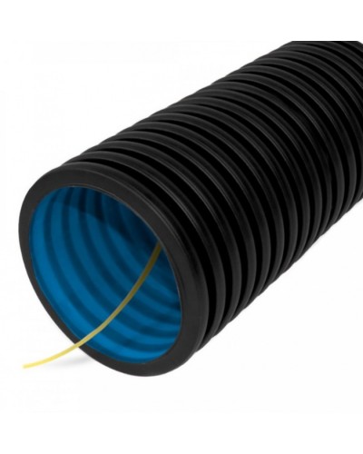 Труба гофрированная двустенная ПНД гибкая тип 450 (SN26) с/з черная д50 (100м/уп) Промрукав (PR15.0138) в Нижнем Новгороде Труба гофрированная Pintop.ru