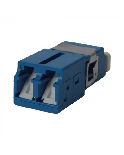 Адаптер оптический LC OM3, со шторкой, корпус SC, дуплексный LANMASTER (LAN-2LCS/SH-AM-OM3) в Нижнем Новгороде Коннекторы ВО Pintop.ru