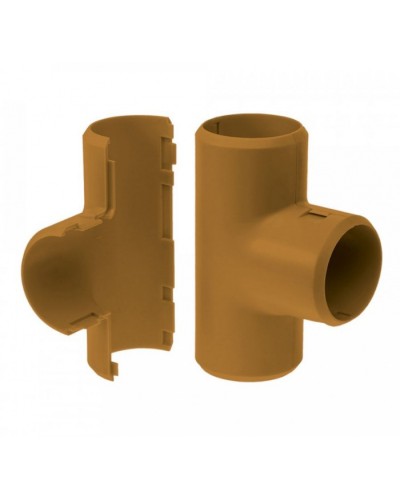 Тройник разборный бук д20 (50шт/600шт уп/кор) Промрукав (PR13.0292) в Нижнем Новгороде Повороты, муфты, тройники Pintop.ru