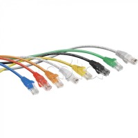 Патч-корд U/UTP, кат. 6, 2xRJ45/8p8c, неэкран, белый, LSZH, 0.3м Cabeus PC-UTP-RJ45-Cat.6-0.3m-WH-LSZH