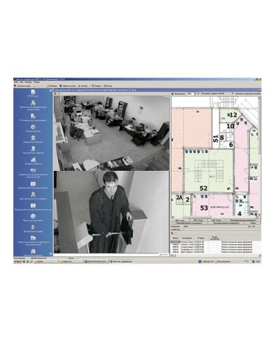 ПО Модуль Центральный пост PERCo-SM13 в Нижнем Новгороде Сетевая СКУД Perco Pintop.ru
