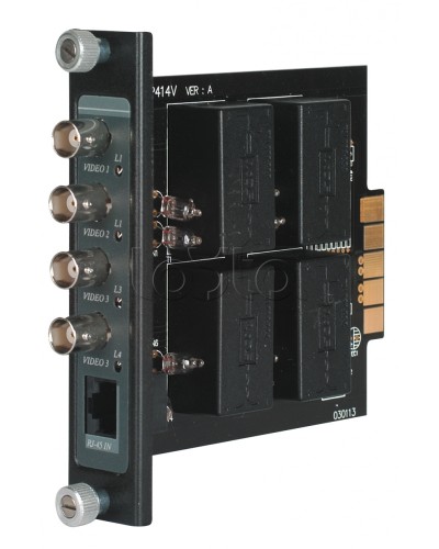 Приемник пассивный 4-х видеосигналов по витой паре, до 600 м SC&T TRP414VH в Нижнем Новгороде Видеоусилители, Модуляторы, Делители Pintop.ru