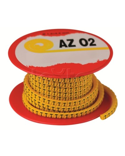 Колечко маркировочное A, 2.5-4мм. черное на желтом DKC AZO3AABY в Нижнем Новгороде Крепежные изделия Pintop.ru