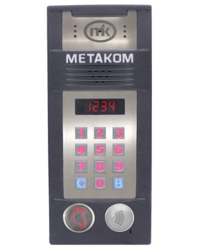 Многоабонентый антивандальный блок вызова со встроенной видеокамерой Метаком MК2018-RFMFСV в Нижнем Новгороде Блоки вызова многоабонентные Pintop.ru