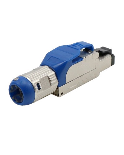 Разъем полевой оконцовки RJ-45 8P8C Hyperline PLUE-8P8C-S-C8-SH-BL в Нижнем Новгороде Коннекторы и разъемы Pintop.ru