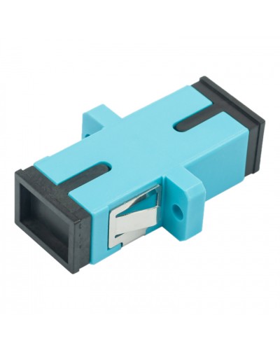 Адаптер оптический проходной SC-SC, OM3, симплекс (simplex), бирюзовый Datarex DR-540023 в Нижнем Новгороде Коммутационные изделия Pintop.ru