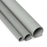 Труба гладкая самозатухающий ПВХ 63 мм ПожТехКабель 712-007