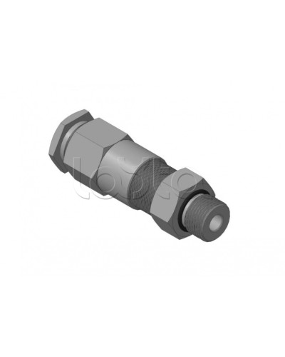 Кабельный ввод для бронированного кабеля с двойным уплотнением, резьбой G1/2, внешним диаметром кабеля D=8-12 мм и проходным диаметром кабеля d=4-8 мм Спектрон КВБ-12/8-2У-М-G1/2 в Нижнем Новгороде Аксессуары для кабель-канала Pintop.ru