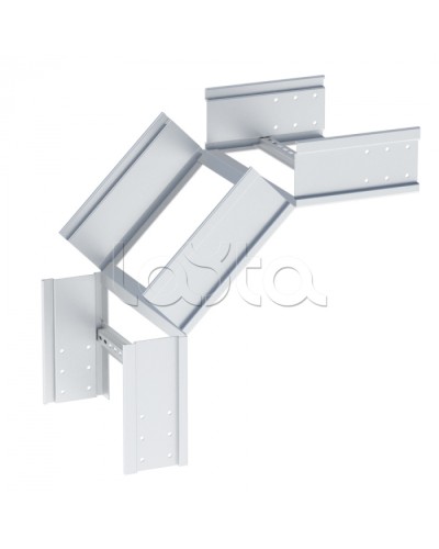 Угол 90 градусов вертикальный внешний лестничный усиленный 150x700 мм (2 мм) HDZ EKF (voltp90150700-2-HDZ) в Нижнем Новгороде Аксессуары для лотков Pintop.ru