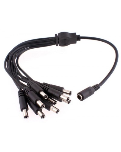 Разветвитель питания на 9 разъемов 2,1*5,5 мм REXANT (14-0317) в Нижнем Новгороде Системы видеонаблюдения Pintop.ru