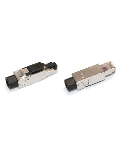 Разъем полевой оконцовки RJ-45 (8P8C) Hyperline PLUD-8P8C-S-C6A-SH в Нижнем Новгороде Коннекторы и разъемы Pintop.ru