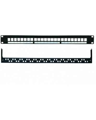 Патч-панель 19”, 1U, 24 порта UTP Eurolan (27B-00-24BL) в Нижнем Новгороде Патч панель Pintop.ru