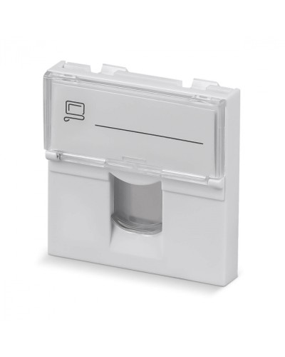 Вставка 45x45 (Mosaic) для 1 модуля формата Keystone Jack (арт.078604) Cabeus (FP-L-45-1M) в Нижнем Новгороде Модули Keystone Pintop.ru