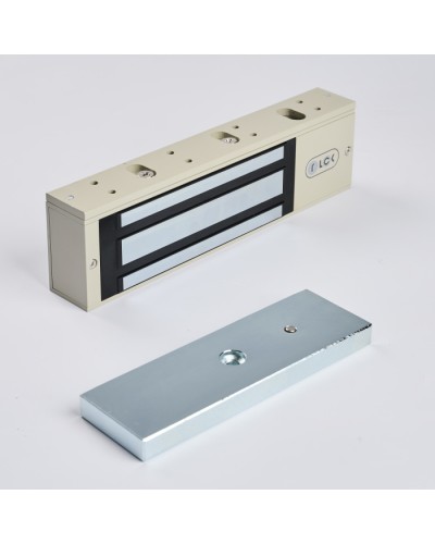 R-Lock RL-EM500-L0G - Электромагнитный замкок, 500кг, DC12/24B, цвет серый, RAL7032 (галечный серый) в Нижнем Новгороде Электромагнитные замки Pintop.ru