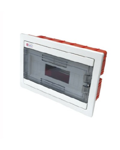 Щиток скрытой установки, 8 модулей, IP40 Экопласт 46008 в Нижнем Новгороде Боксы для автоматов Pintop.ru