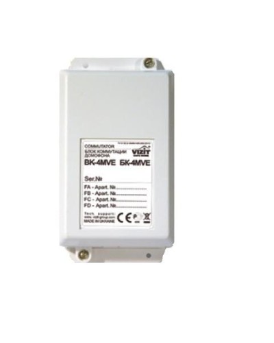 Блок коммутации домофонов Vizit БК-4MVE в Нижнем Новгороде Блоки управления многоабонентные Pintop.ru