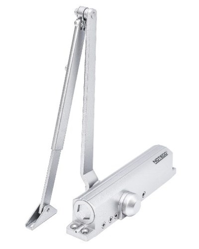 Доводчик NOTEDO DC-030-130 EN2-5, с рычажной тягой, DA+BC, (белый) в Нижнем Новгороде Доводчики Pintop.ru