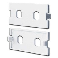 Вставка модульная под 2хST адаптера в розетку LAN-MB, белая LANMASTER LAN-MBP-2ST-WH