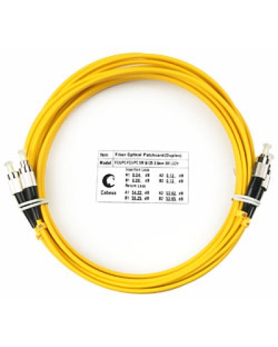 Шнур оптический SM 9/125 duplex FC/FC (5 м) Cabeus FOP(D)-9-FC-FC-5M в Нижнем Новгороде Патч-корды оптические Pintop.ru