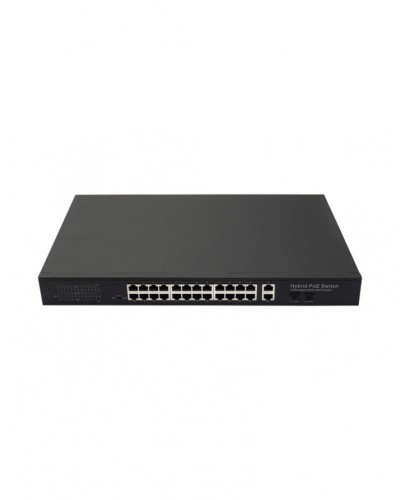 PoE коммутатор Fast Ethernet на 24 x RJ45 портов + 2 x GE Combo uplink порта NST NS-SW-24F2G-P в Нижнем Новгороде Коммутаторы Pintop.ru