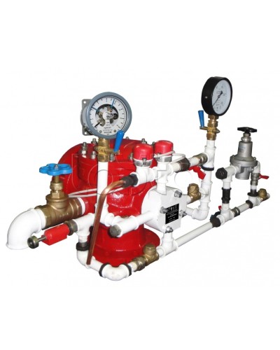 Узел управления спринклерный воздушный в комплекте с акселератором Спецавтоматика УУ-С100/1,6В3-ВФ.О4-01 в Нижнем Новгороде Устройства пуска водяного пожаротушения Pintop.ru