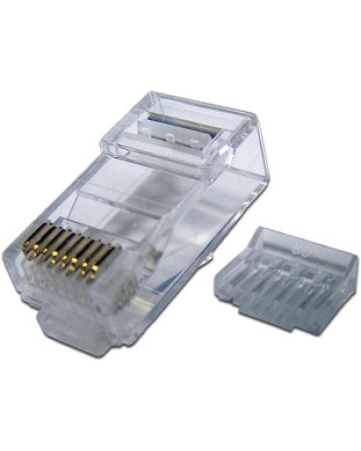 Коннектор RJ45 UTP 8P8C, cat.6, со вставкой TWT TWT-PL45-8P8C-6V в Нижнем Новгороде Коннекторы Pintop.ru